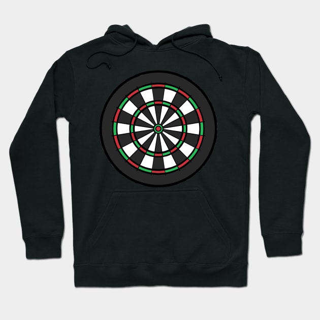 Dart Board Darts Hoodie by fromherotozero